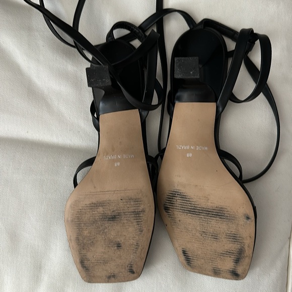 Steve Madden lace up heeled sandal - Picture 2 of 2